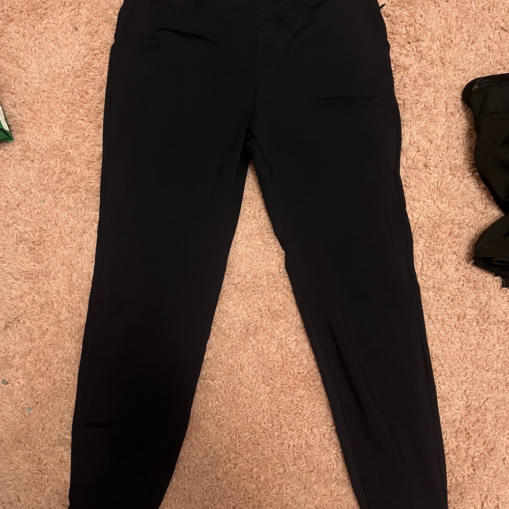 Black High-Waisted joggers